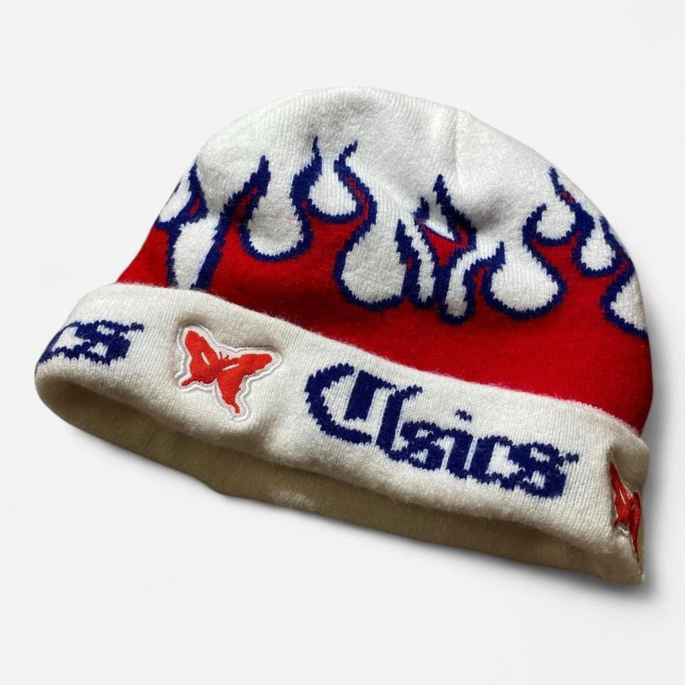 CLSI Flame Beanie - Red and White Zumiez